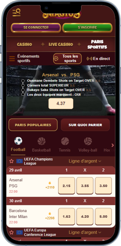 Jeux Magius sur la Version Mobile de Magius Casino